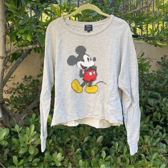 Disney x David Learner Gray Micky Mouse Sweatshirt. Size Small. EUC! - Picture 2 of 7